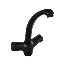 Rav Mitigeur lavabo thermostatique en laiton noir mat