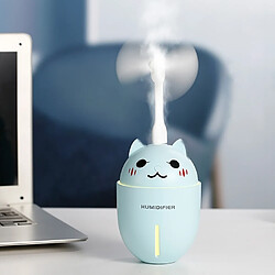 Wewoo Humidificateur d'air de bureau Mute Portable Mini Pet Shape 2W avec port USB étendu, Capacité: 320ml, DC 5V bleu