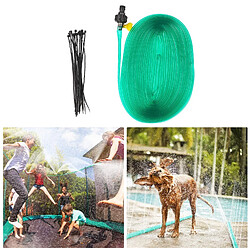 Justgreenbox Tuyau d'arrosage pour trampoline de 39 pieds d'eau 12 mètres avec connecteur flexible en PVC Spray pour pelouse - 1005001296372567