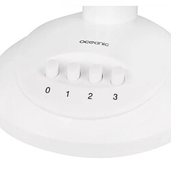 Acheter Ventilateur de table OCEANIC - 40W - Diametre 30 cm - 3 vitesses - Oscillant - Blanc