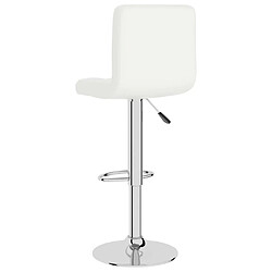 Acheter vidaXL Tabouret de bar Blanc Similicuir