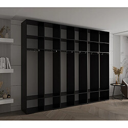 Avis Abiks Meble Inova 1 Armoire avec miroir et portes battantes 236,7/300/47 6 Portes (nero/nero)