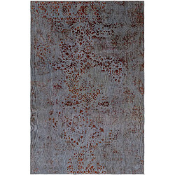 Vidal Tapis de laine 291x190 Bleu Vintage Royal