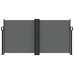 Avis Maison Chic Auvent latéral rétractable | Store latéral | Brise-vue latéral anthracite 120x1000 cm -GKD77869