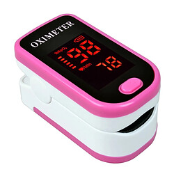 Wewoo Tensiomètre Magenta Doigt Pulse Oximete LED HD Affichage Portable Oxymètre Équipement Médical Blood Oxygen Monitor de Pouls