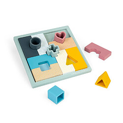 Bigjigs Toys Jeu de puzzle et de formes 2 en 1