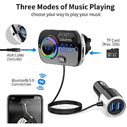 Acheter INF Transmetteur FM sans fil pour la voiture Bluetooth 5.0 QC3