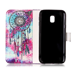 Acheter Wewoo Housse Étui pour Samsung Galaxy J5 2017 version de l'UE papillon vent carillons motif horizontal en cuir flip avec titulaire et fentes cartes porte-monnaie