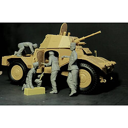 Avis Icm Figurine Mignature French Armoured Vehicle Crew (1940)