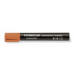 Promark Staedtler 352-7 Lumocolor Marqueur permanent Pointe ogive Marron Boîte de 10 (Import Royaume Uni)