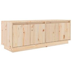 vidaXL Meuble TV 110x34x40 cm Bois de pin massif