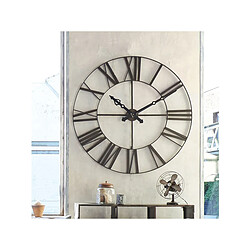 Avis Atmosphera, Createur D'Interieur Horloge en métal 70 cm Edena - noir - Atmosphera