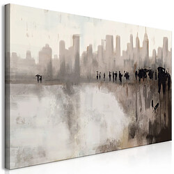 Artgeist Tableau - City in the Rain (1 Part) 70x35 cm