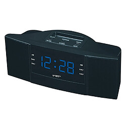 Wewoo Réveils Horloge radio-pilotée LED cadeau numérique AM / FM bleu