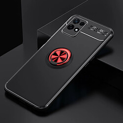 Coque en TPU anti-griffes avec béquille, noir/rouge pour votre Realme 8i