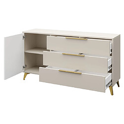 Acheter Bestmobilier Boccioni - buffet bas - beige - 154 cm