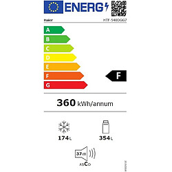 Réfrigérateur multi-portes HAIER HTF-540DGG7 Inox pas cher