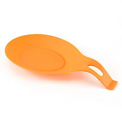 Support De Cuillère En Silicone Résistant à La Chaleur Ustensile De Cuisine Support De Spatule Aide Orange pas cher