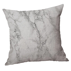 Avis 45x45cm Carré Jeter Housse De Coussin Pour Canapé Décor à La Maison Gris Marbre