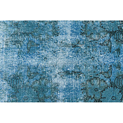 Vidal Tapis de laine 191x99 turquoise Ultra Vintage