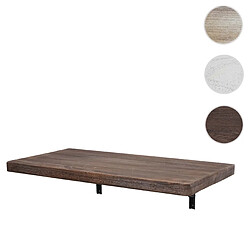 Mendler Table murale HWC-H48 Bois massif Brun