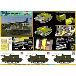 Riich Models Maquette Véhicule British Airborne Universal Carrier And Welbike Limited Edition