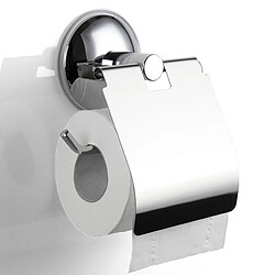 Universal Accessoires de salle de bains Porte-papier Ventouse Porte-papier toilette Porte-papiers muraux en acier inoxydable(Argent)