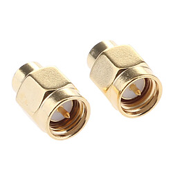 2pieces SMA Mâle RF Coaxial Bouchon Terminal Charge 2wW50ohm Plaqué Or