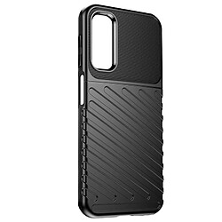 Avizar Coque Souple pour Samsung Galaxy A25 Design Strié Antidérapant Noir