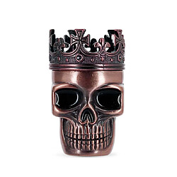 Grinder Skull Tête de mort 3 parties Red