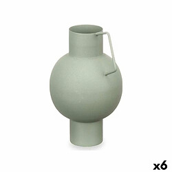 Gift Decor Vase Sphère Vert Acier 15 x 23 x 13 cm (6 Unités)