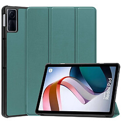 Etui en PU DUX DUCIS fonction d'éveil/veille automatique avec support pour votre Xiaomi Redmi Pad - vert noirâtre