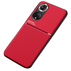 Coque en TPU + PU antichoc rouge pour votre Huawei nova 9 Pro/Honor 50 Pro