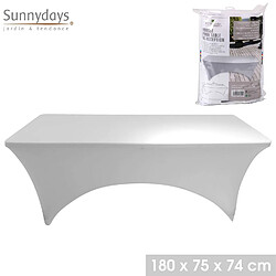 Avis Sunnydays Housse pour table de réception - Blanc