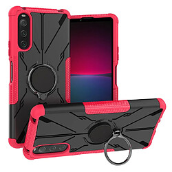 Coque en TPU 2-en-1, anti-choc avec béquille pour votre Sony Xperia 10 IV 5G - rose