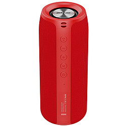 General Haut-parleurs Bluetooth portables, haut-parleur extérieur étanche IPX5, haut-parleur sans fil 10 W avec Bluetooth 5.0, 12 heures de lecture, basses riches, couplage stéréo, haut-parleur portable pour plage, piscine, fête (rouge)