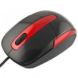 Esperanza Souris filaire Titanum Barracuda 3D TM108 (Noir/Rouge)