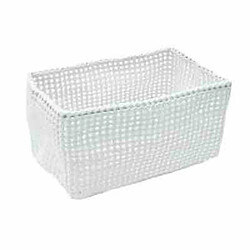 Möve 40271002 Corbeille Tube rectangulaire Blanc