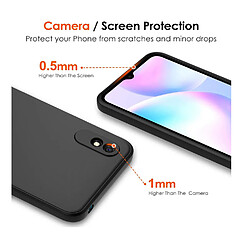 Avis Htdmobiles Coque pour Xiaomi Redmi 9A - housse etui silicone gel fine + verre trempe - NOIR