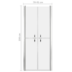 Acheter Porte douche vidaXL - 81x190 cm