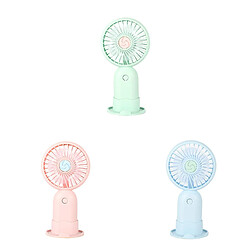 Ventilateur Usb Portable Avec Support De Téléphone Fonctionnement Silencieux Refroidissement Parfait pas cher