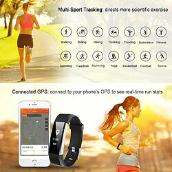 Acheter Montre Connectée, Tracker d’Activité Podomètre avec Moniteur de Fréquence Cardiaque, Imperméable Compteur de Calories, Android iOS