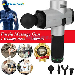 Avis Pistolet de Massage Musculaire, pour Récupération de Fatigue(30 Niveaux Réglables, 4 Têtes de Massage et Ecran LCD HD)