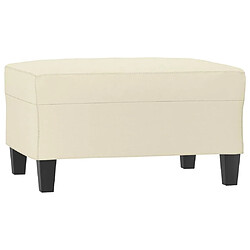 Maison Chic Repose-pied,Tabouret confortable Crème 70x55x41 cm Similicuir -MN18762