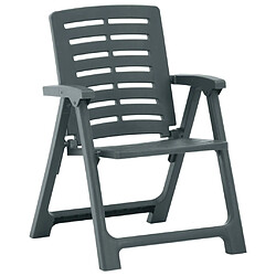 Avis Maison Chic Lot de 2 Chaises de jardin,Fauteuil d'extérieur Plastique Vert -MN40950