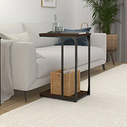 Avis Maison Chic Table d'appoint | Table Basse Chêne marron 40x30x60 cm Bois d'ingénierie -GKD70227