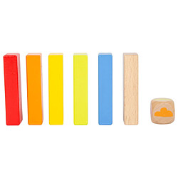 Acheter Small Foot - Wooden Rainbow Wobble Tower Game 11692