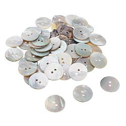 Bouton de couture 50 pièces pour bouton de couture 2 trous pour pull gris