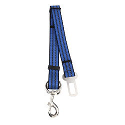 réglable pour animaux de compagnie chien chat siège de voiture ceinture sangle retenue de sécurité conduit bleu pas cher