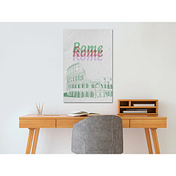 Artgeist Tableau - Rome in Watercolours (1 Part) Vertical [20x30]